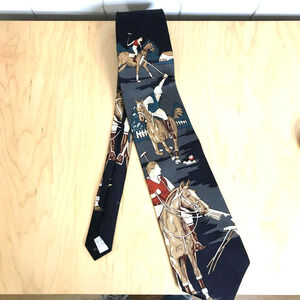 Spencer & Lowe 100% Silk NWT Equestrian Tie